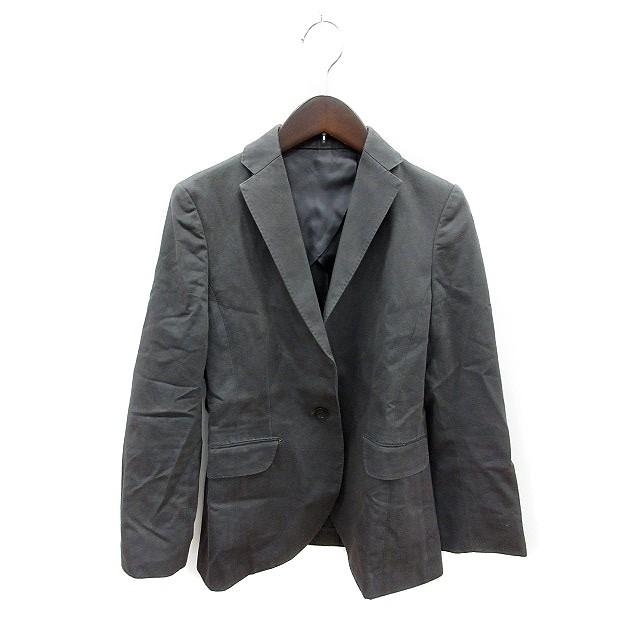 バッカ BACCA テーラードジャケット 背抜き 38 グレー /ST