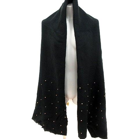 中古 ザラ Zara Accessories ストール マフラー ビジュー M 黒 ブラック Rt レディース ベクトル 古着 195 ブランド古着販売のベクトル 通販 Yahoo ショッピング
