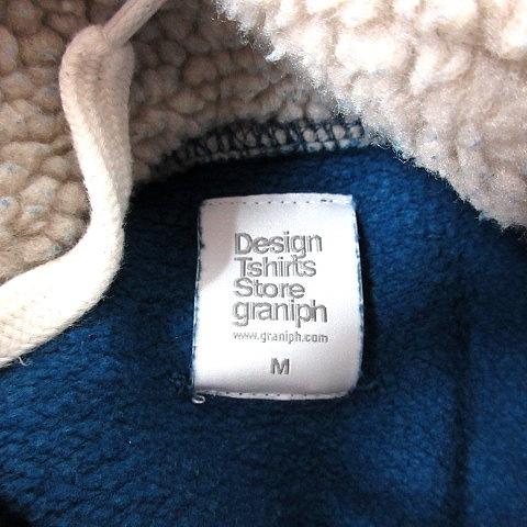 中古 デザインティーシャツストアグラニフ Design Tshirts Store Graniph パーカー プルオーバー ボア スウェット 裏起毛 長袖 M 青 Au ベクトル 古着 195 ブランド古着販売のベクトル 通販 Yahoo ショッピング