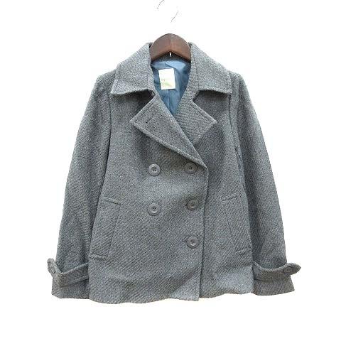 中古 レイビームス Ray Beams ピーコート Pコート 総裏地 グレー Ct レディース ベクトル 古着 195 902102190630 ブランド古着販売のベクトル 通販 Yahoo ショッピング
