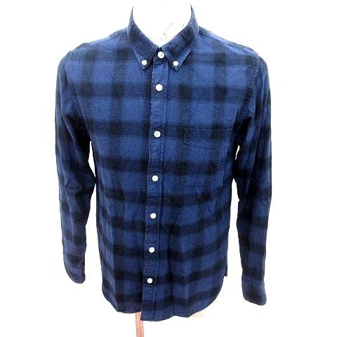 中古 ビームスハート Beams Heart シャツ ボタンダウン 長袖 チェック M 青 ブルー Rt メンズ ベクトル 古着 195 ブランド古着販売のベクトル 通販 Yahoo ショッピング
