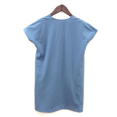 ローズバッド Rose Bud ワンピース ひざ丈 Vネック フレンチスリーブ 半袖 F 青 ブルー Ms レディース 195 ブランド古着販売のベクトル 通販 Yahoo ショッピング