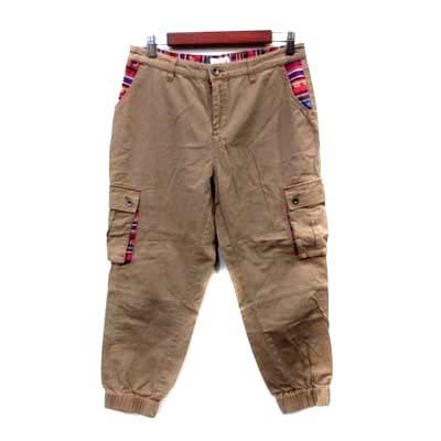 中古 チチカカ Titicaca カーゴパンツ L ベージュ Yi レディース 選択