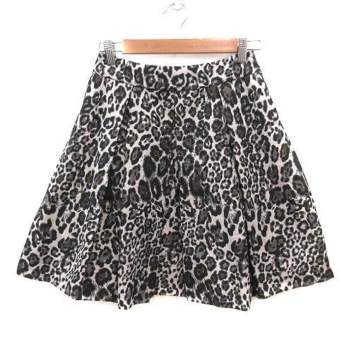 レディラックルカ LADY LUCK LUCA プリーツスカート ミニ 豹柄