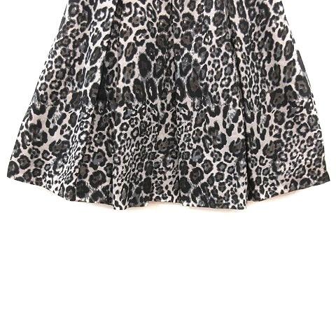 レディラックルカ LADY LUCK LUCA プリーツスカート ミニ 豹柄