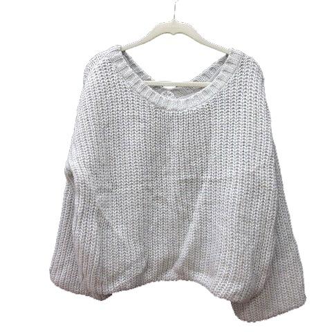 中古 シュープリームララ Supreme La La Supreme Lala ニット セーター 長袖 モヘヤ混 M 白 オフホワイト Mn レディース ベクトル 古着 ポイント10倍