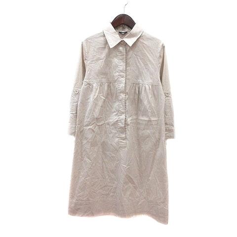 イネド Ined ワンピース ミニ 長袖 9 ベージュ Mn レディース 195 ブランド古着販売のベクトル 通販 Yahoo ショッピング