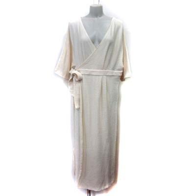 カスタネ Kastane ロングワンピース カシュクール 長袖 F 白 オフホワイト Yi レディース 195 ブランド古着販売のベクトル 通販 Yahoo ショッピング