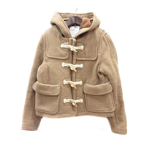 中古 スナイデル Snidel ダッフルコート ショート ウール 1 ベージュ Mn レディース 定番キャンバス