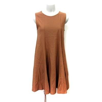 イエナ Iena ひざ丈ワンピース ノースリーブ 茶 ブラウン Yi レディース 195 9021 ブランド古着販売のベクトル 通販 Yahoo ショッピング
