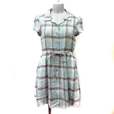 ダズリン Dazzlin シャツワンピース ミニ 半袖 チェック マルチカラー Yi レディース 195 ブランド古着販売のベクトル 通販 Yahoo ショッピング