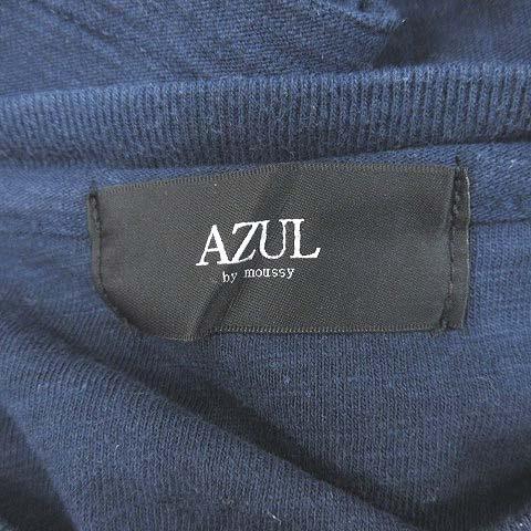 アズールバイマウジー Azul By Moussy Tシャツ カットソー 半袖 Vネック ロゴ刺繍 S 紺 ネイビー Ct メンズ 195 ブランド古着販売のベクトル 通販 Yahoo ショッピング