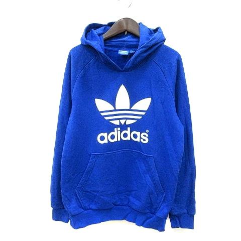 アディダスオリジナルス Adidas Originals パーカー プルオーバー スウェット プリント 170 青 ブルー Mn キッズ 195 ブランド古着販売のベクトル 通販 Yahoo ショッピング