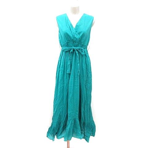 ジュエルチェンジズ Jewel Changes アローズ ワンピース ロング カシュクール ノースリーブ 青 ブルー Mn レディース 195 ブランド古着販売のベクトル 通販 Yahoo ショッピング