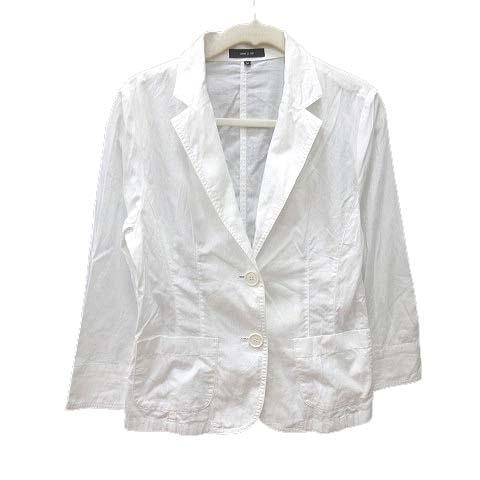 中古 コムサイズム Comme Ca Ism テーラードジャケット シングル M 白 ホワイト Ct Mo レディース ベクトル 古着 195 ブランド古着販売のベクトル 通販 Yahoo ショッピング