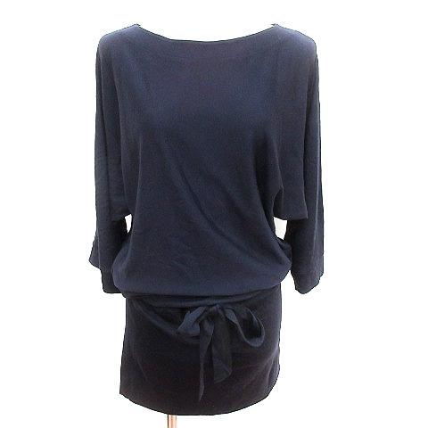 ドレステリア DRESSTERIOR ニットワンピース ミニ ボートネック ウール 