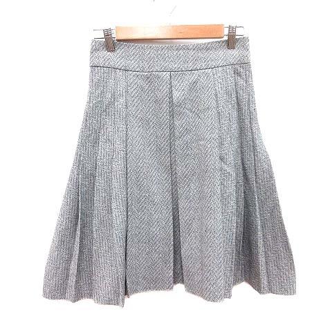 リランドチュール Rirandture プリーツスカート タック ひざ丈  