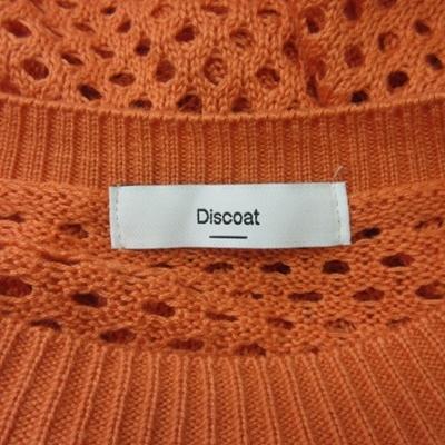 ディスコート Discoat チュニック フレンチスリーブ かぎ編み F オレンジ /YI レディース｜vectorpremium｜06