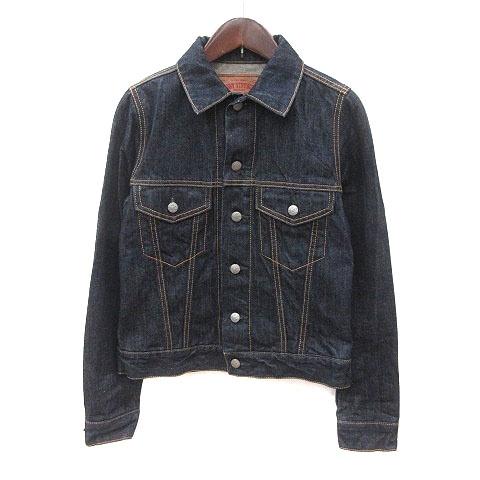 マウジー moussy デニムジャケット ジージャン Gジャン 長袖 1 紺 
