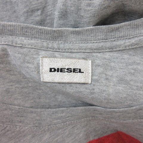 ディーゼル DIESEL Tシャツ カットソー 半袖 S グレー /YI メンズ｜vectorpremium｜05