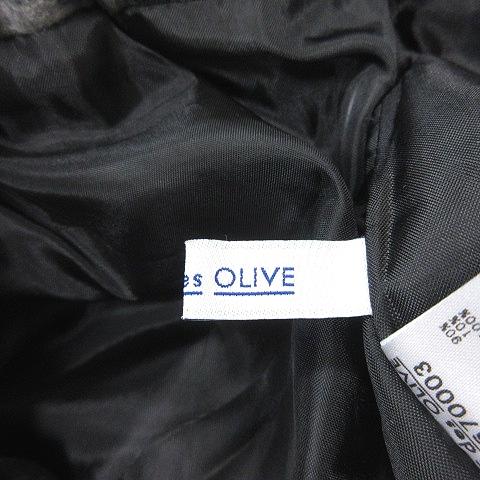 オリーブデオリーブ OLIVE des OLIVE 台形スカート ミニ ヒョウ柄