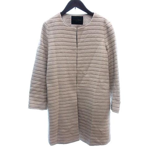ユナイテッドアローズ UNITED ARROWS ノーカラーコート ロング 