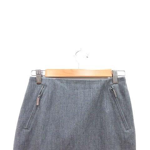 クレージュ courreges 台形スカート ミニ 63-90 グレー /YK レディース  