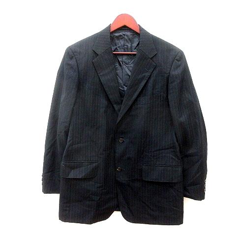 ジェイプレス J.PRESS テーラードジャケット 背抜き ストライプ ウール 