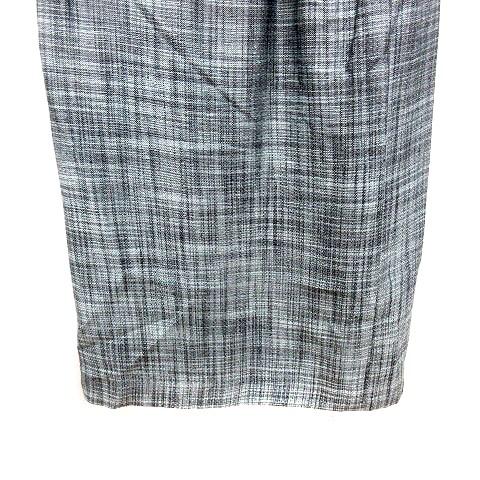 アクアスキュータム AQUASCUTUM スカート タイト ロング 総柄 絹混  