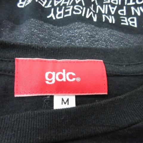 ジーディーシー GDC Tシャツ カットソー 半袖 M 黒 ブラック /YI レディース｜vectorpremium｜06