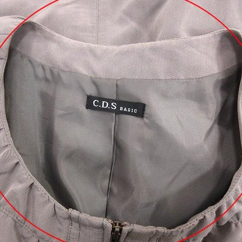 シーディーエスベーシック C.D.S BASIC ノーカラージャケット ブルゾン 