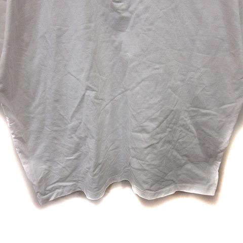 アドラー Adrer Tシャツ カットソー 半袖 ハーフジップアップ M 白 ホワイト /YI メンズ｜vectorpremium｜03