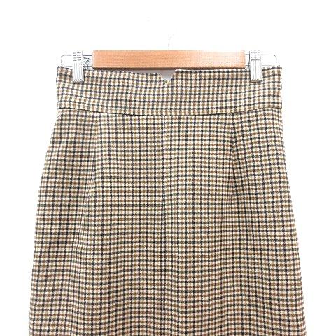 グランターブル GRAND TABLE タイトスカート ミモレ ロング チェック M  