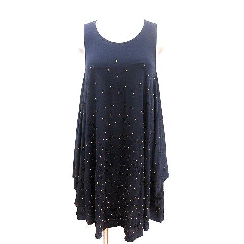 アンソール ENSOR CIVET ワンピース ミニ スタッズ 変形デザイン 