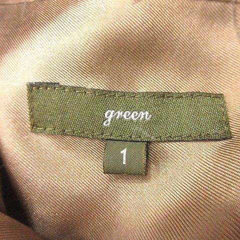 グリーン green シャツ ボウタイ リボン 絹 シルク 長袖 1 カーキ /MS レディース｜vectorpremium｜05