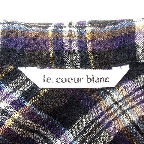 ルクールブラン le.coeur blanc シャツ ブラウス スキッパーカラー 