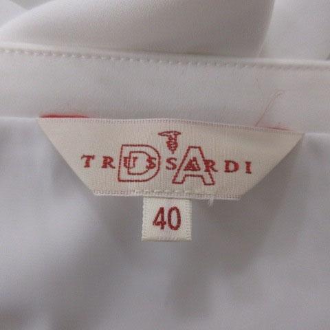 トラサルディ TRUSSARDI タイトスカート ひざ丈 40 白 ホワイト /MS レディース｜vectorpremium｜05