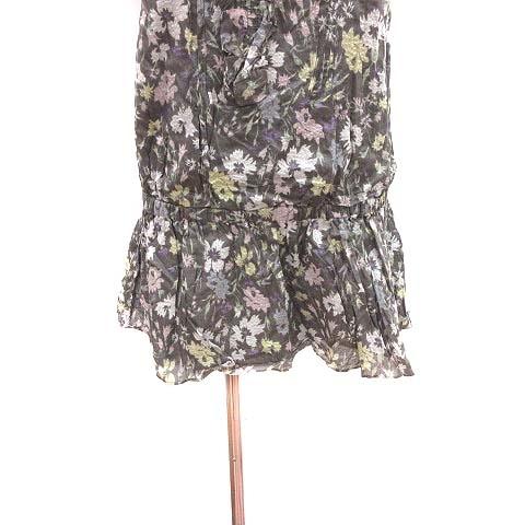 ジルスチュアート JILL STUART ワンピース チュニック パフスリーブ 花  