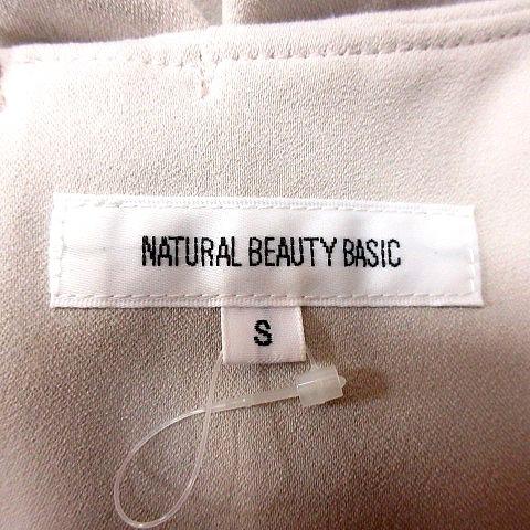 ナチュラルビューティーベーシック NATURAL BEAUTY BASIC シャツ ブラウス 半袖 S グレージュ /RT レディース｜vectorpremium｜05