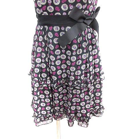 ANNA SUI花柄レーススリーブひざ丈ワンピース ANNA SUI花柄レーススリーブひざ丈ワンピース