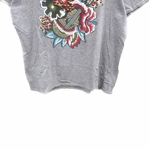 Tシャツ・カットソー PAROSH パロッシュ P.A.R.O.S.H. Tシャツ カットソー ビジュー スタッズ