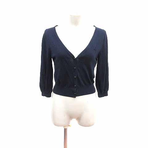 BURBERRY BLUE LABEL バーバリーブルーレーベル カーディガン ニット V  