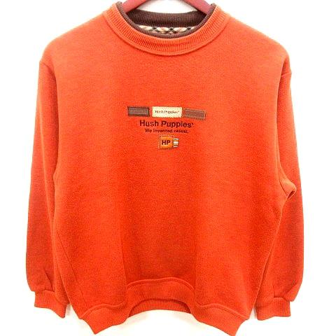 ハッシュパピー Hush Puppies ニット セーター 長袖 M オレンジ /RT