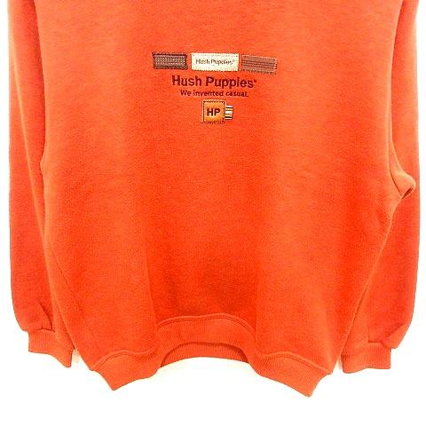 ハッシュパピー Hush Puppies ニット セーター 長袖 M オレンジ /RT