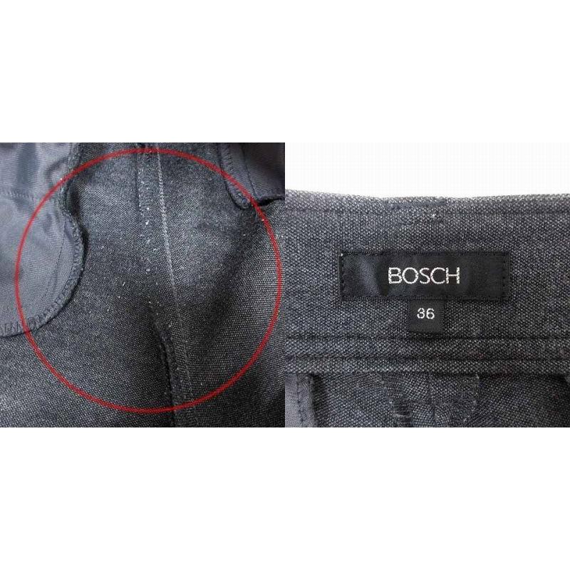 ボッシュ BOSCH スラックスパンツ 36 S チャコールグレー /YK