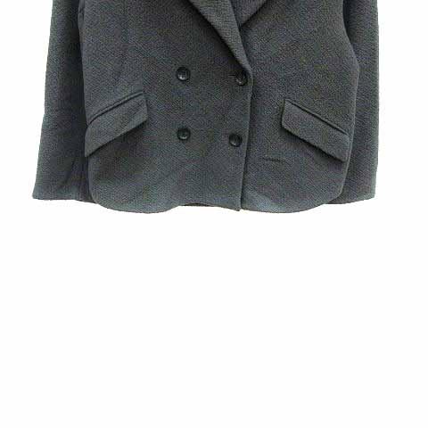 Spick&Span ツィードテーラードジャケット グレー 36