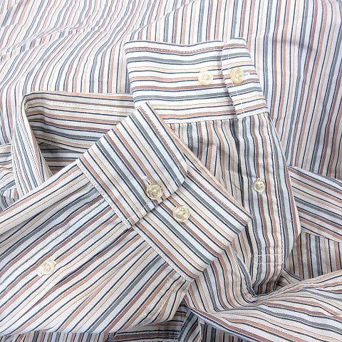 ユーピーレノマ UP renoma ステンカラーシャツ ストライプ 長袖