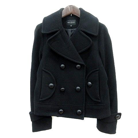 メルローズ MELROSE チェスターコート ダブル 総裏地 ウール カシミヤ 