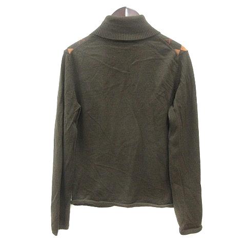 キース KEITH ニット カットソー タートルネック アーガイル柄 長袖