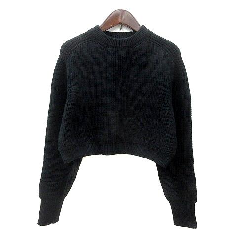 ZARA ザラ ニット セーター 長袖 S 黒 ブラック /MN レディース ZARA ザラ ニット セーター 長袖 S 黒 ブラック /MN レディース
